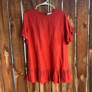 Urban Outfitters linen blend mini dress